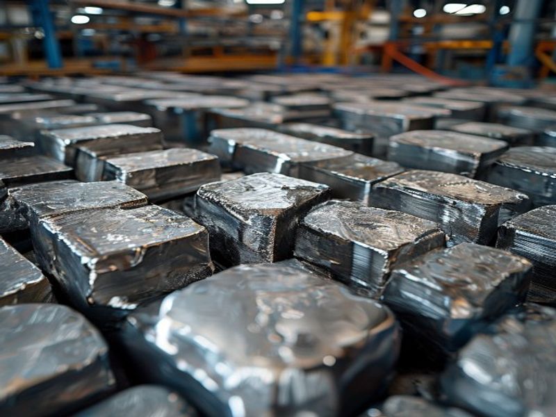 Aluminum Ingots.